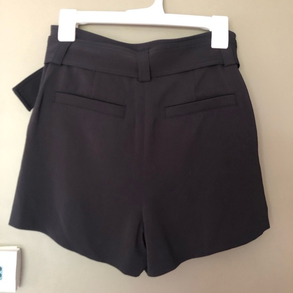 NWT A.L.C. Clive Tail High Waist Navy Blue Shorts Size 4 - Picture 8 of 12